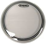 Evans EC2S Edge Control with SST Clear Drum Head Front View